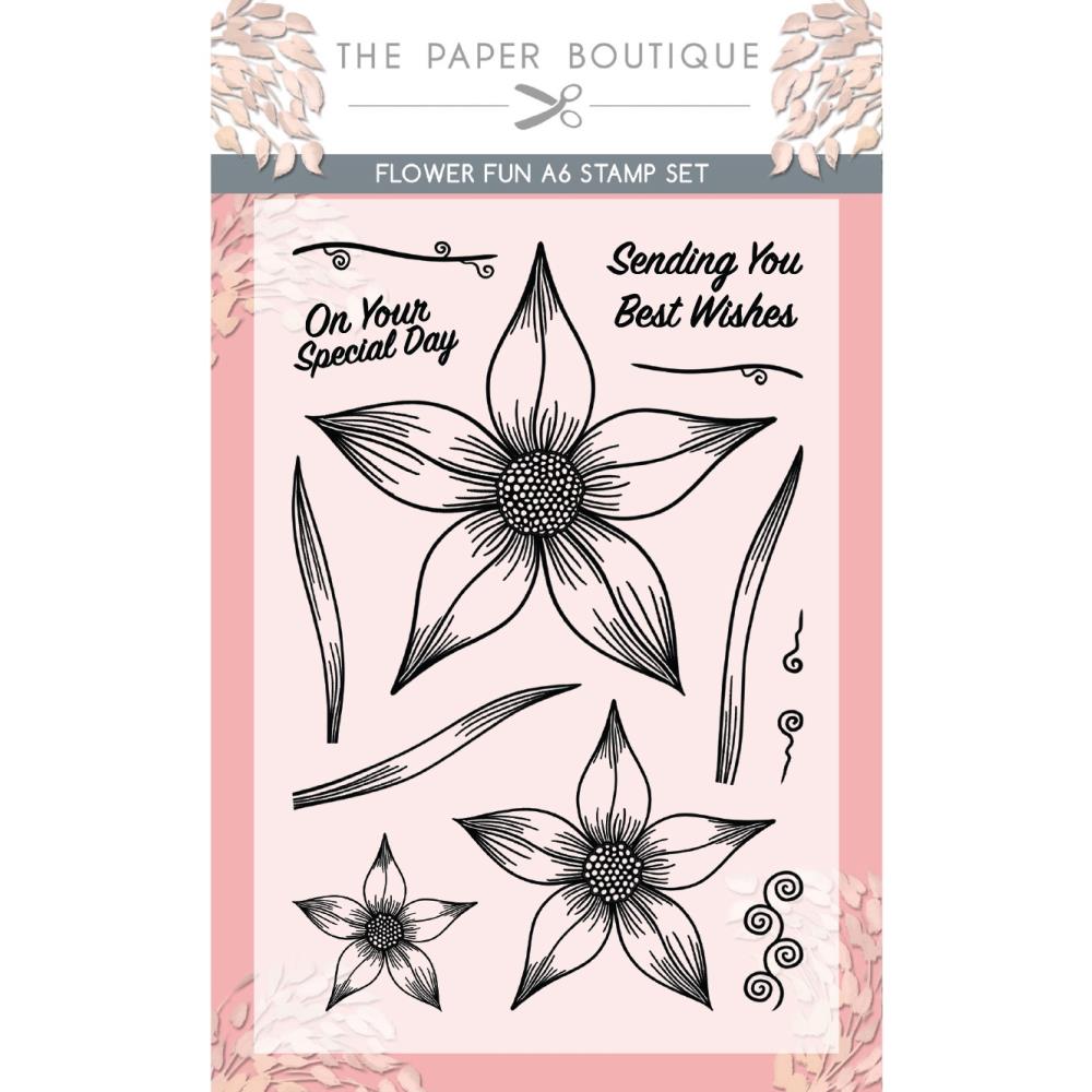Flower Fun - A6 Clear Stamp