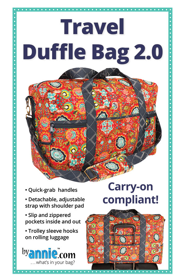 Travel Duffle Bag 2.1 - Quilt Pattern