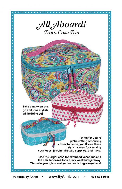 All Aboard! Train Case Trio - Sewing Pattern
