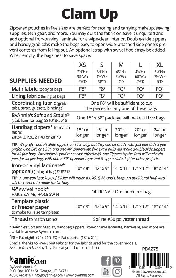 Clam Up - Quilt Pattern