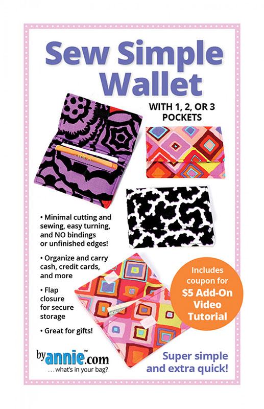 Sew Simple Wallet - Sewing Pattern