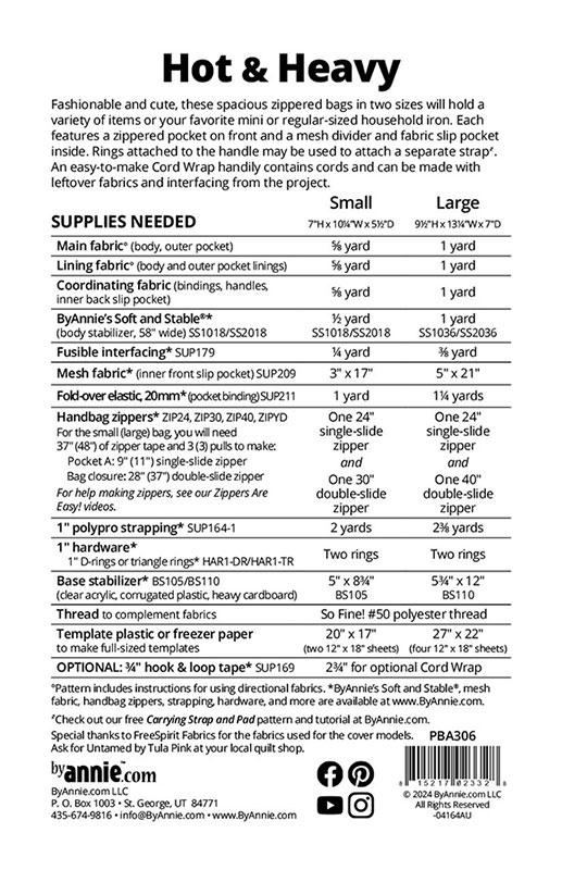 Hot & Heavy - Sewing Pattern