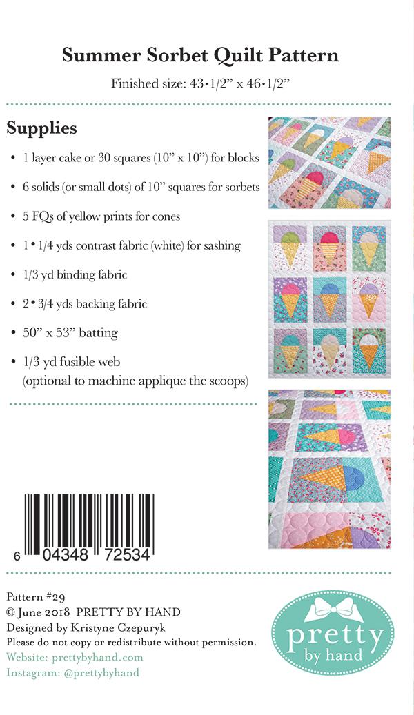 Summer Sorbet - Quilt Pattern
