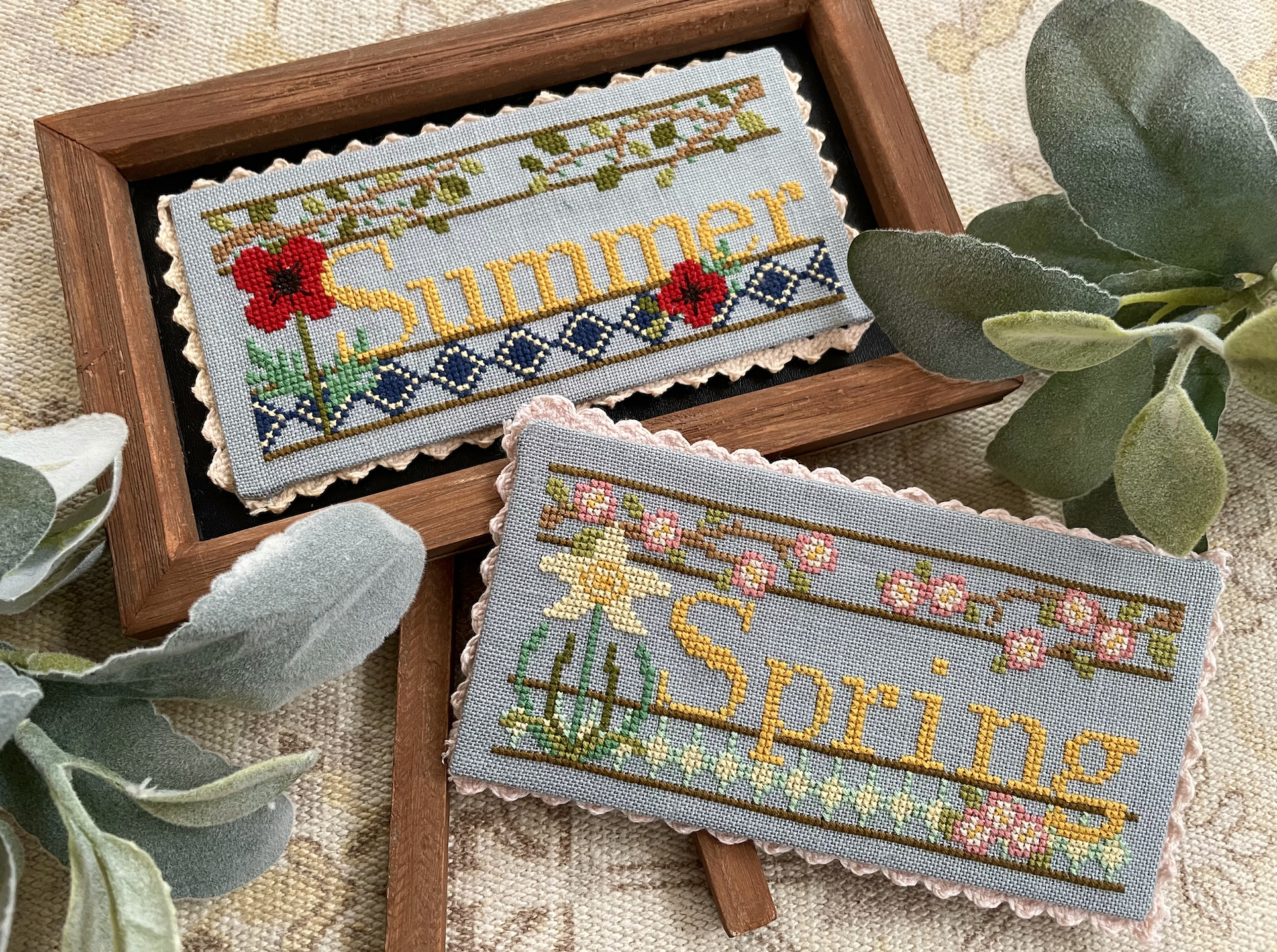 Seasonal Blooms: Spring & Summer - Cross Stitch Pattern