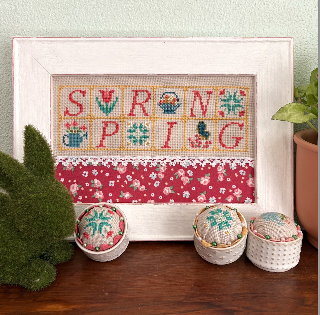 Checkered Spring - Cross Stitch Pattern