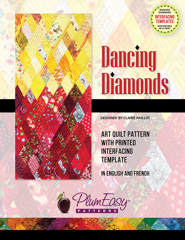 Dancing Diamonds Art Quilt - Quilt Pattern