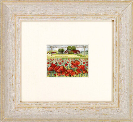 Poppy Field - Cross Stitch Kit