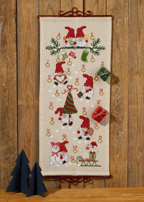 Christmas Fun Advent Calendar - Cross Stitch Kit