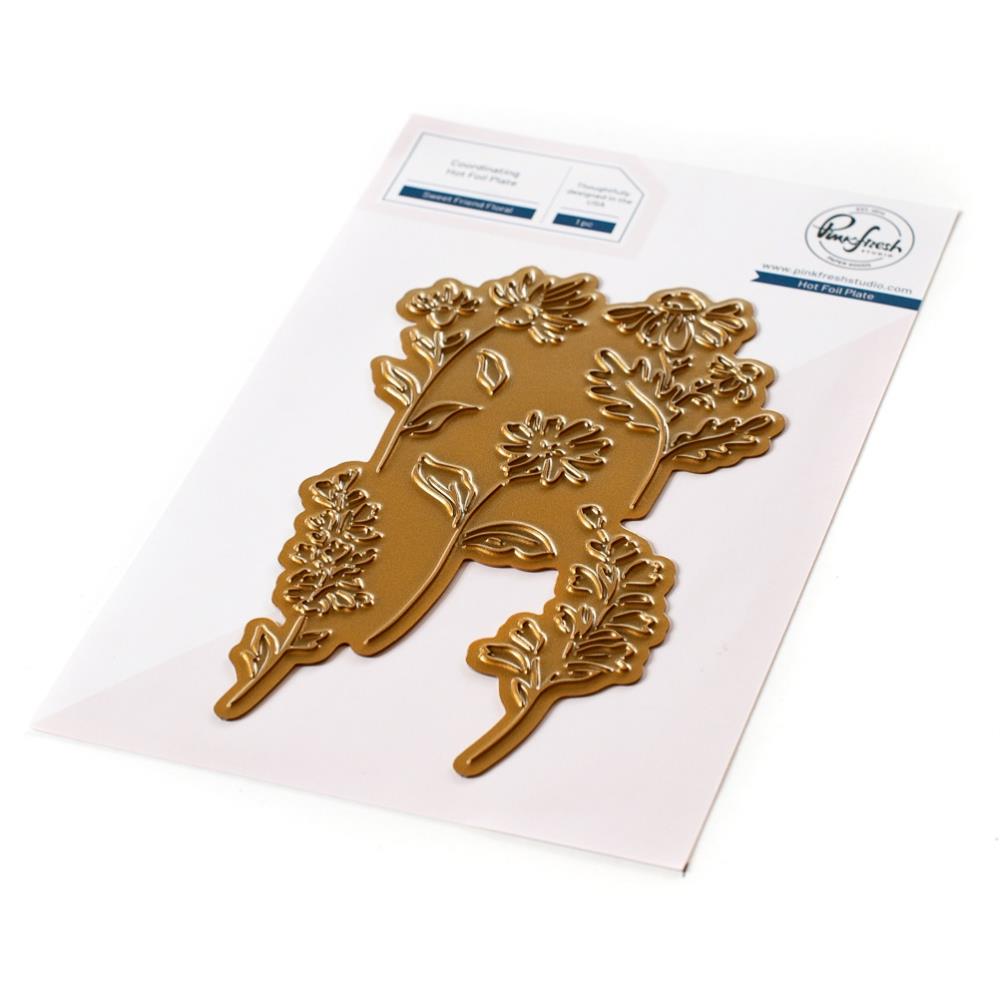 Sweet Friend Layering Floral - Hot Foil Plate
