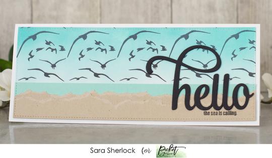 Birds In Flight - Clear Stamp