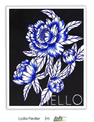 Wild Peonies - Clear Stamp