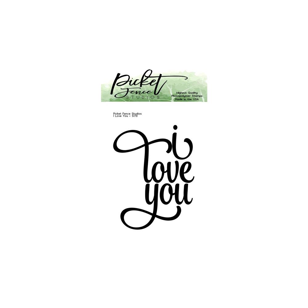 I Love You - Clear Stamp