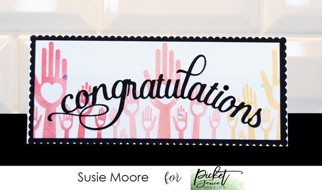 Slim Line Congratulations Word - Craft Die