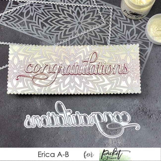 Slim Line Congratulations Word - Craft Die