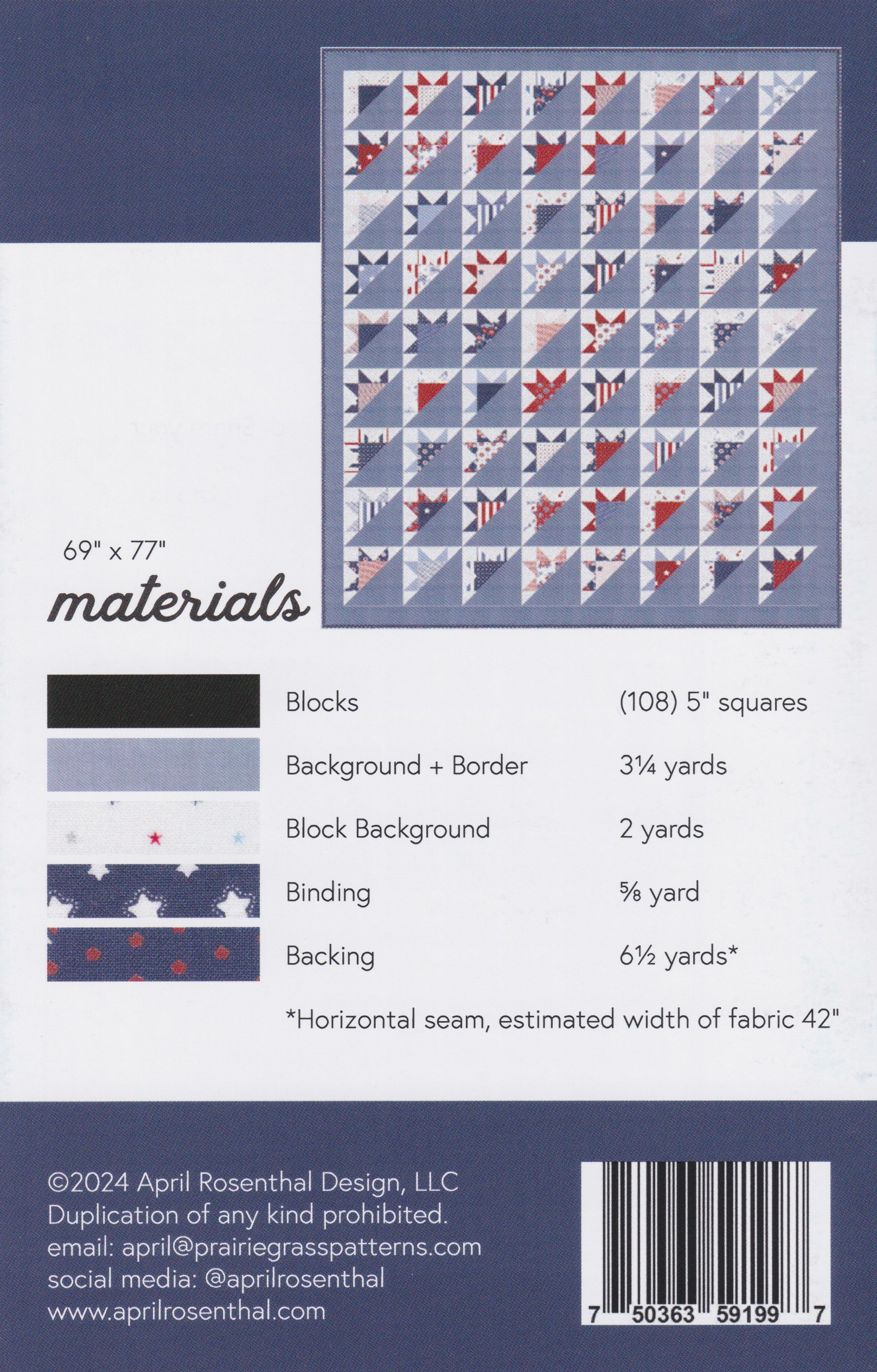 Frontier - Quilt Pattern