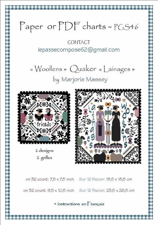 Woollens Quaker - Cross Stitch Pattern