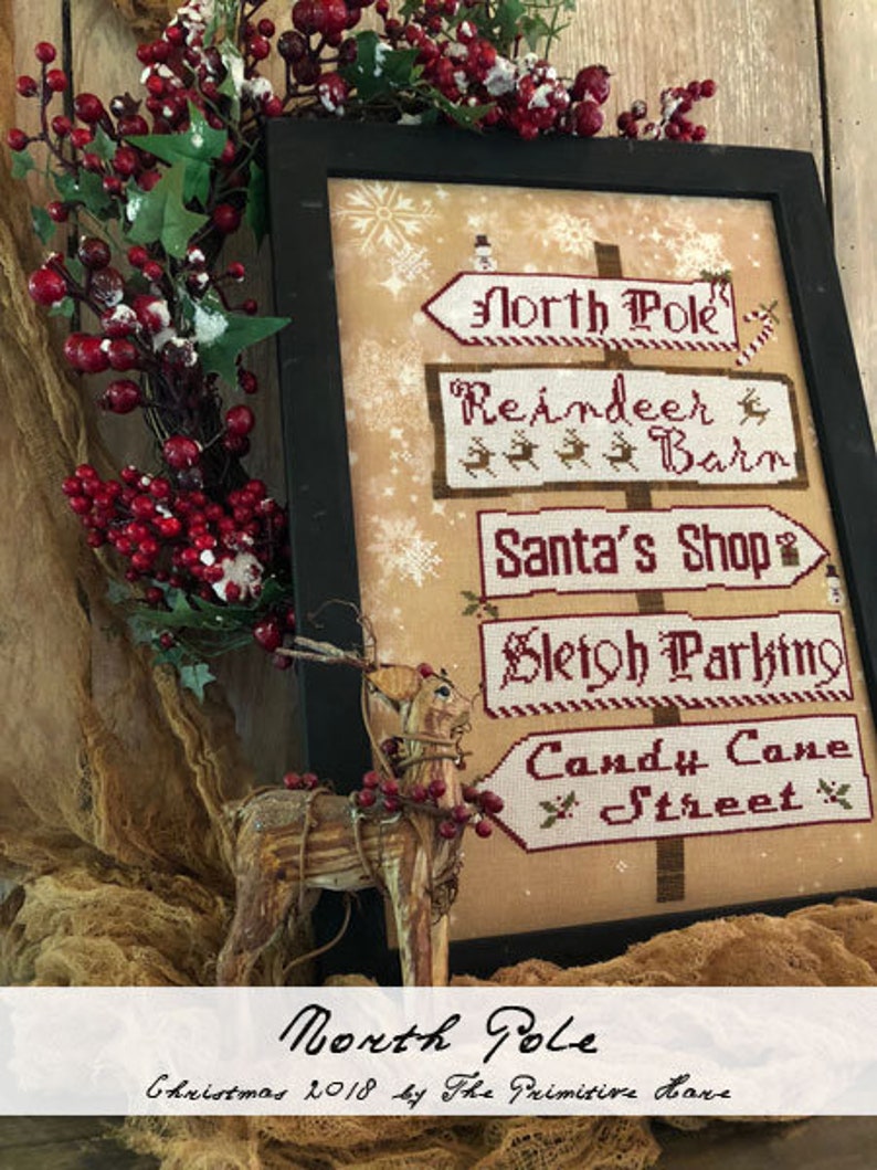 North Pole - Christmas Cross Stitch Pattern