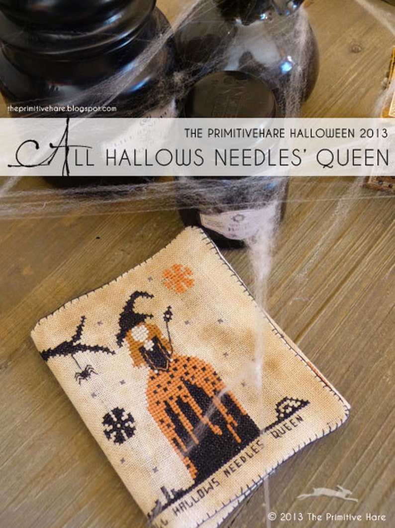 All Hallows Needles' Queen - Cross Stitch Pattern