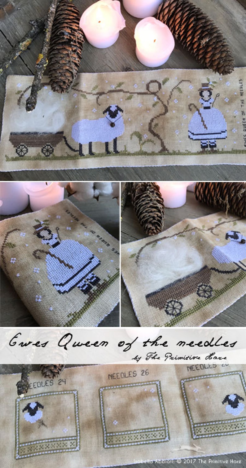 Ewe - Queen of the Needles - Cross Stitch Pattern