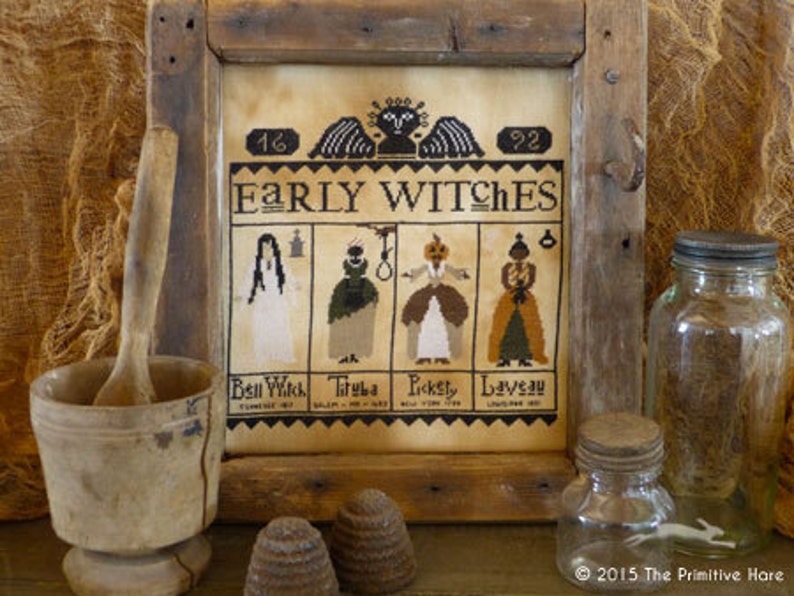 Early Witches - Cross Stitch Pattern