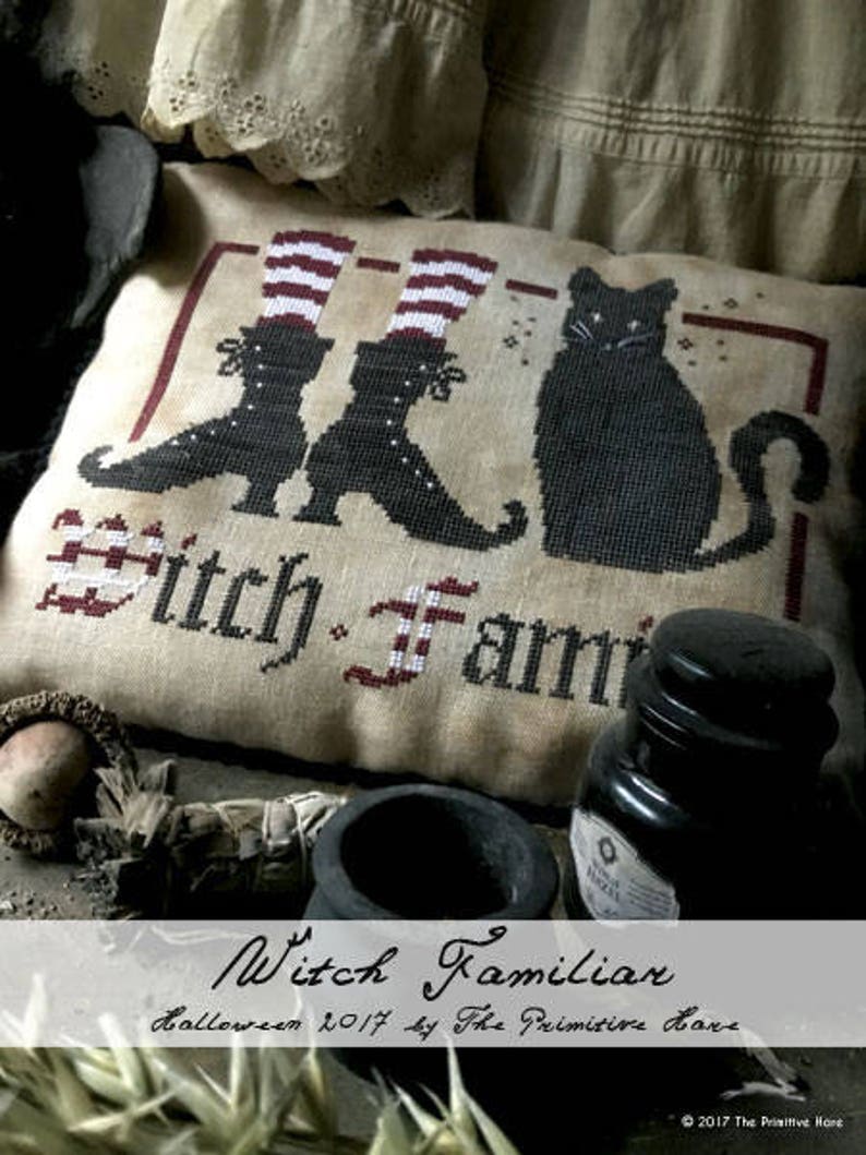 Witch Familiar - Cross Stitch Pattern