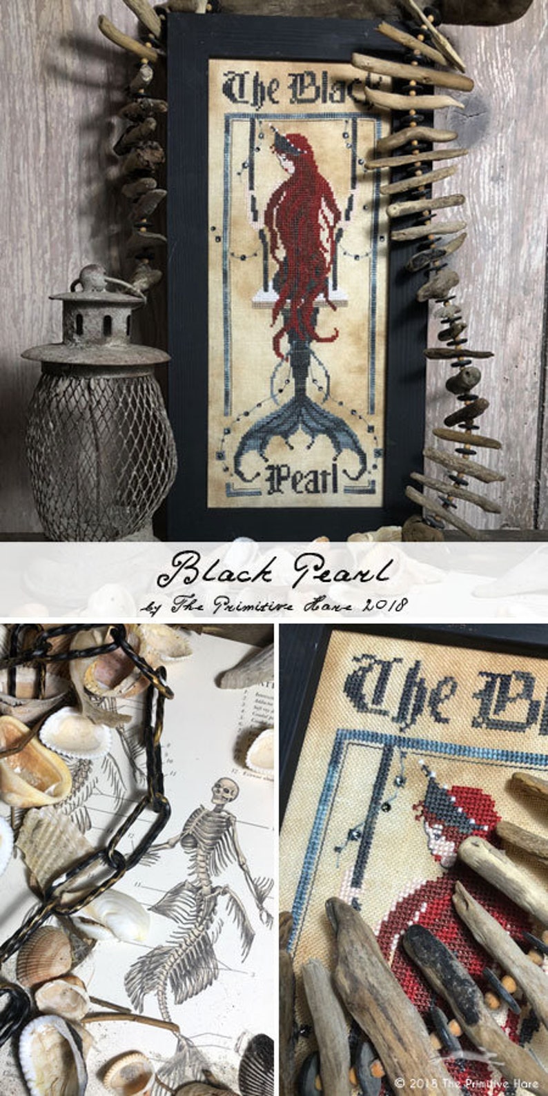 Black Pearl - Cross Stitch Pattern