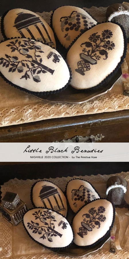 Little Black Beauties - Cross Stitch Pattern