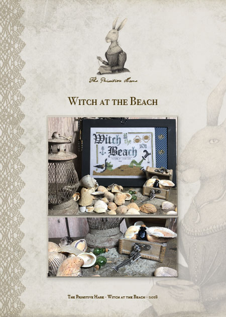 Witch At The Beach - Cross Stitch Pattern