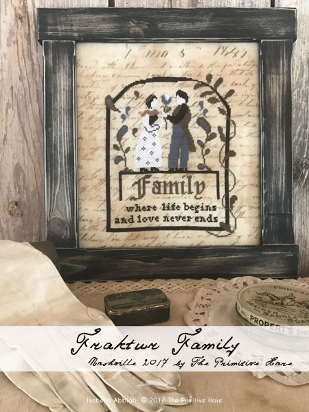 Fraktur Family - Cross Stitch Pattern