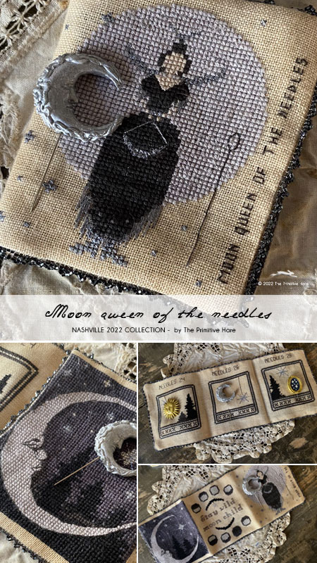 Moon - Queen of the Needles - Cross Stitch Pattern