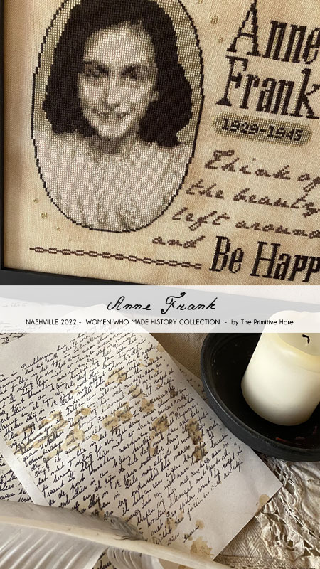 Anne Frank - Cross Stitch Pattern