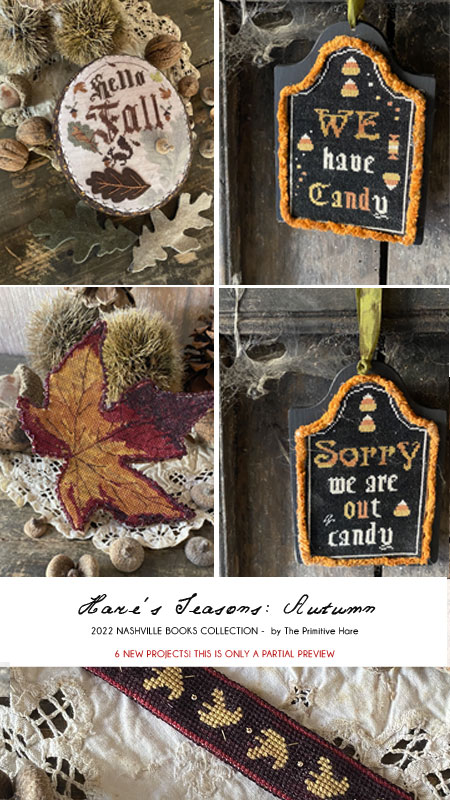 Hare's Seasons - Autumn - Cross Stitch Pattern