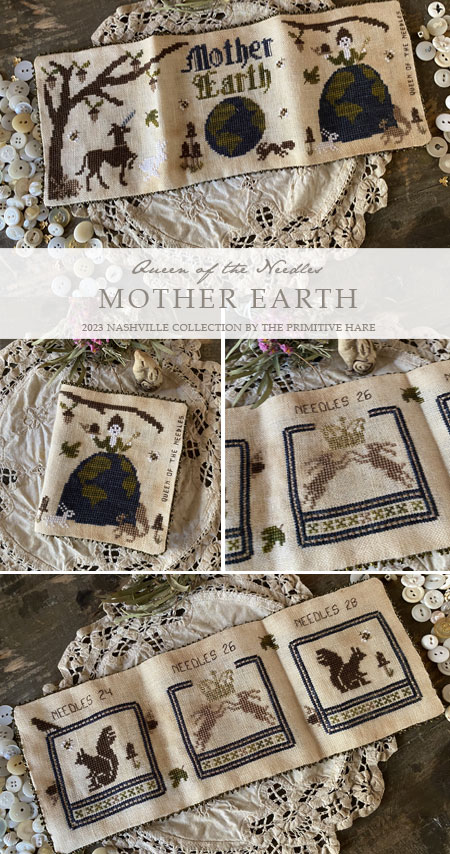 Mother Earth Queen of the Needles - Cross Stitch Pattern