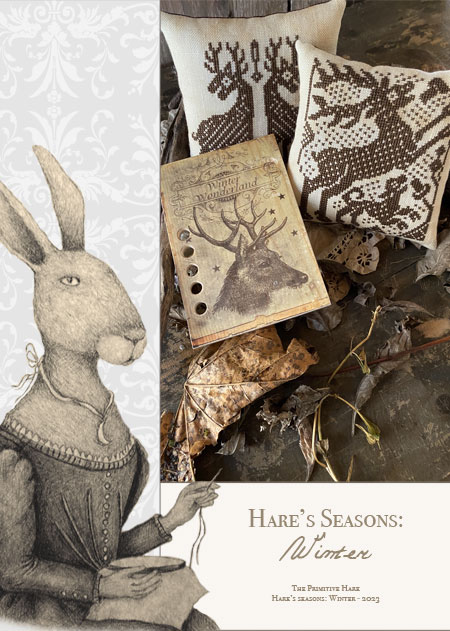 Hare's Seasons Book Winter - Cross Stitch Pattern
