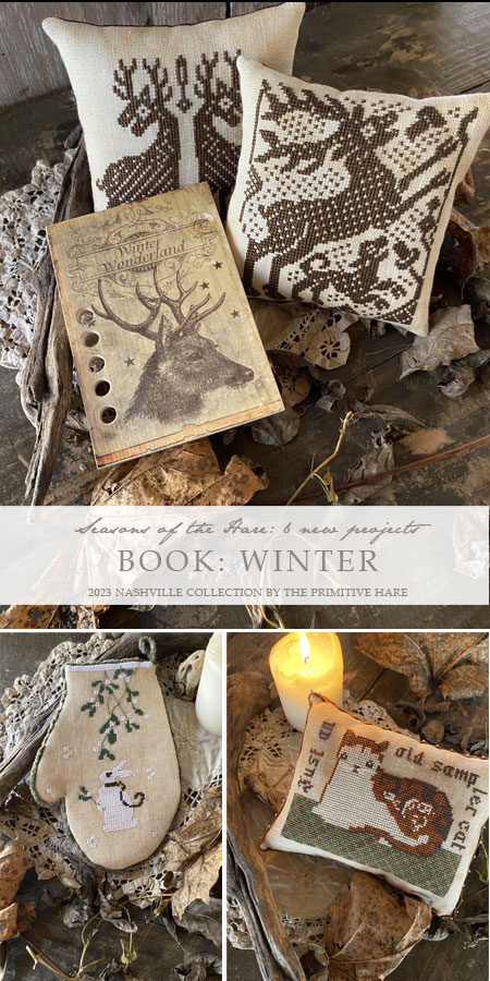 Hare's Seasons Book Winter - Cross Stitch Pattern