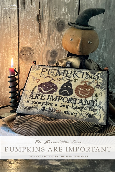 Pumpkins Are Important - Cross Stitch Pattern