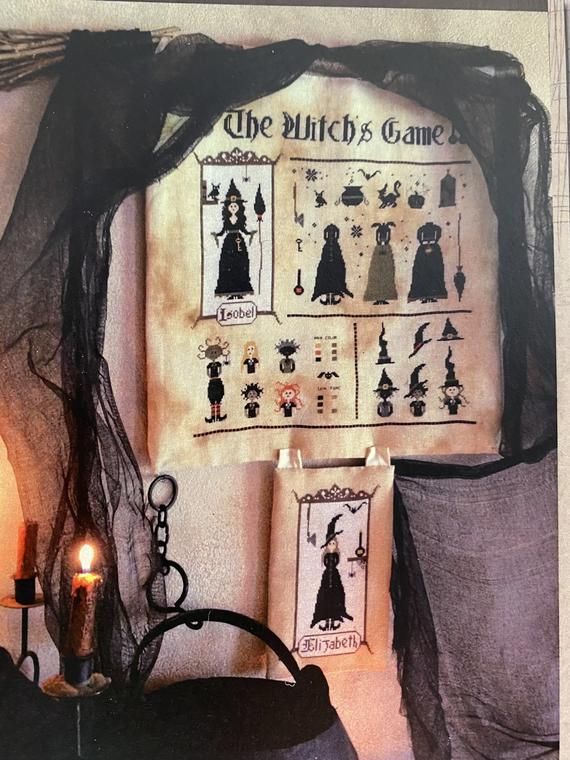The Witch's Game - Cross Stitch Pattern