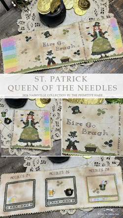St. Patrick Queen Of The Needle - Cross Stitch Pattern
