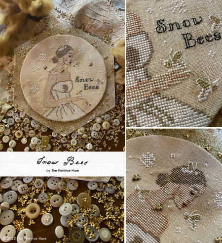 Snow Bees - Cross Stitch Pattern