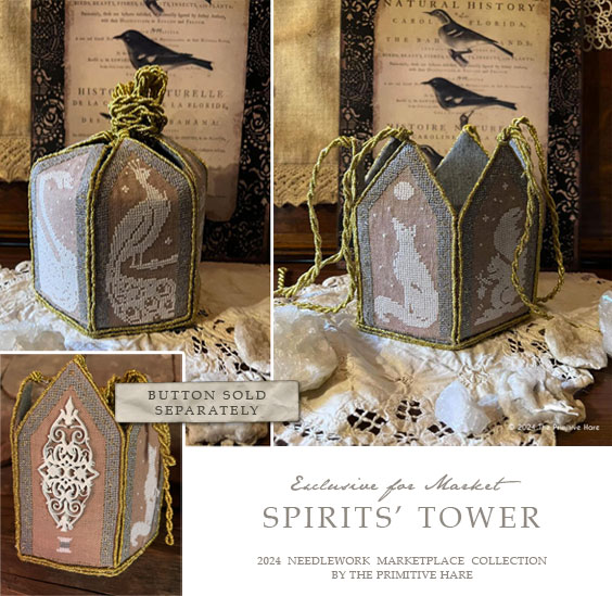Spirits Tower - Halloween Cross Stitch Pattern