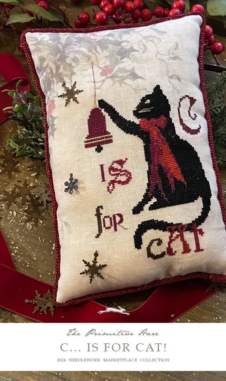 C...Is For Cat - Christmas Cross Stitch Pattern