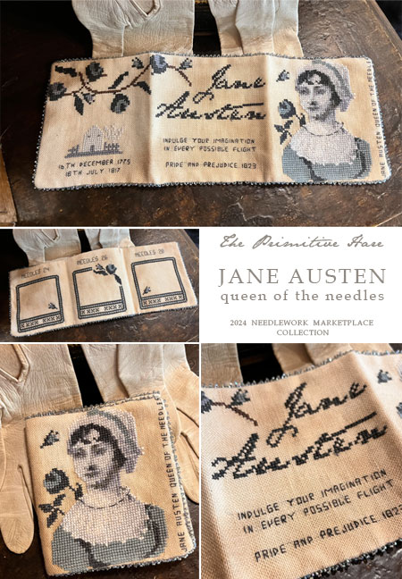 Jane Austen - Queen Of The Needle - Cross Stitch Pattern