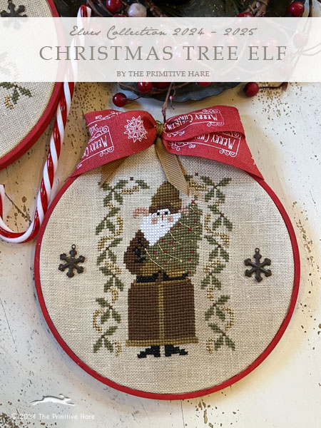 Christmas Tree Elf - Cross Stitch Pattern