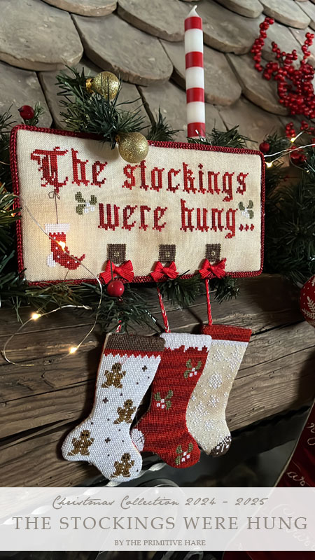 The Stockings Were Hung - Christmas Stocking Stitch Pattern