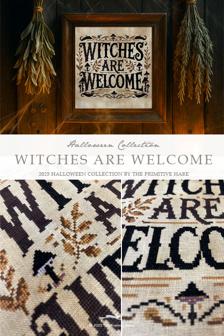 Witches are Welcome - Halloween Cross Stitch Pattern