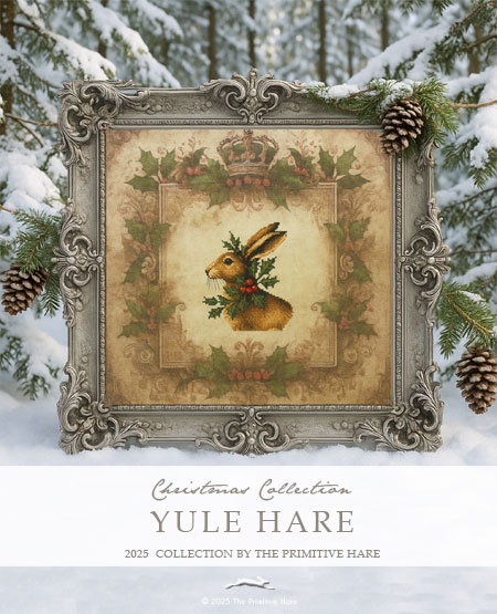 Yule Hare - Christmas Cross Stitch Pattern