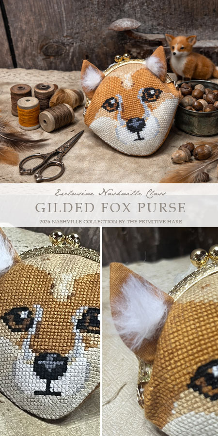 The Gilded Fox - Cross Stitch Kit