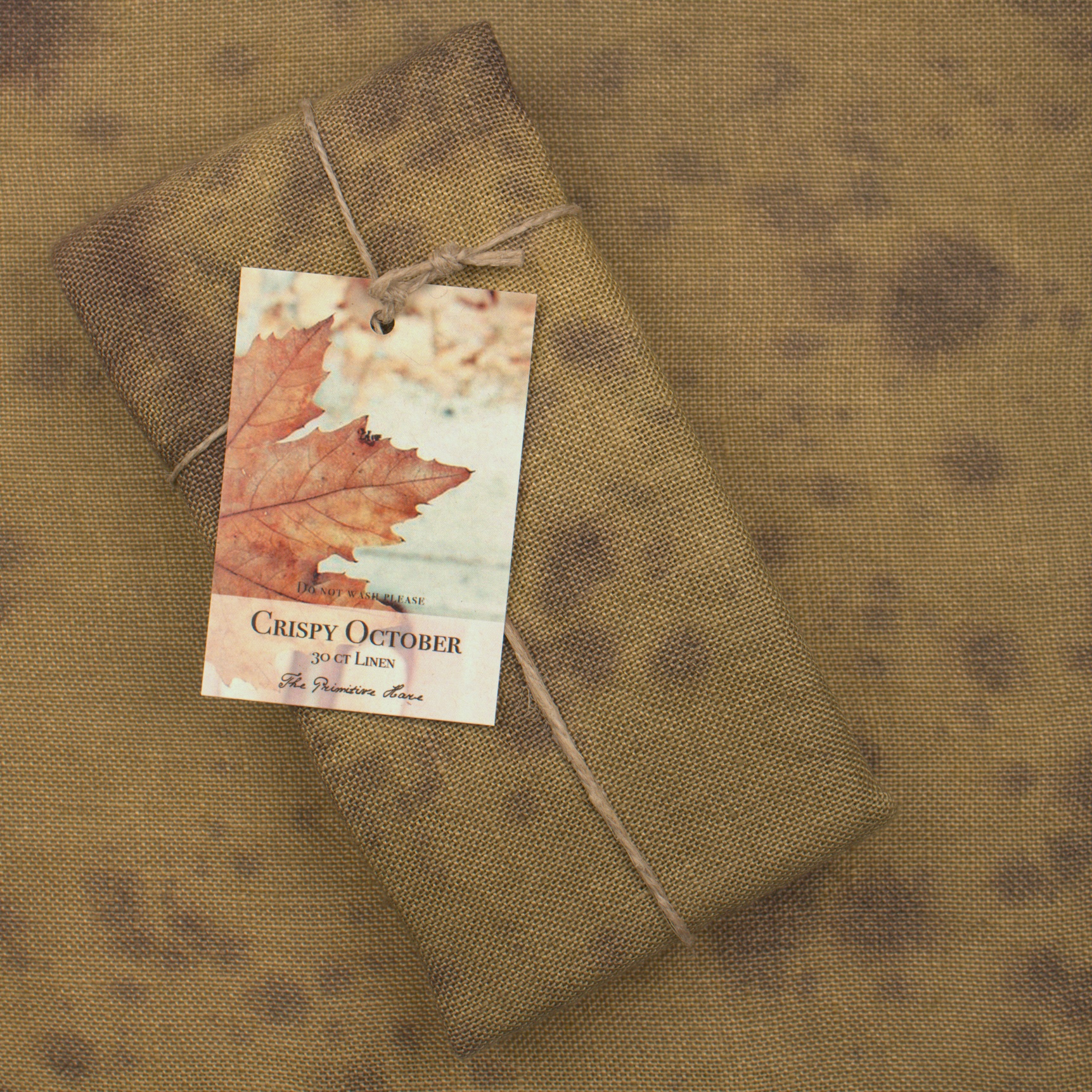30 Count Crispy October Linen Big Cut