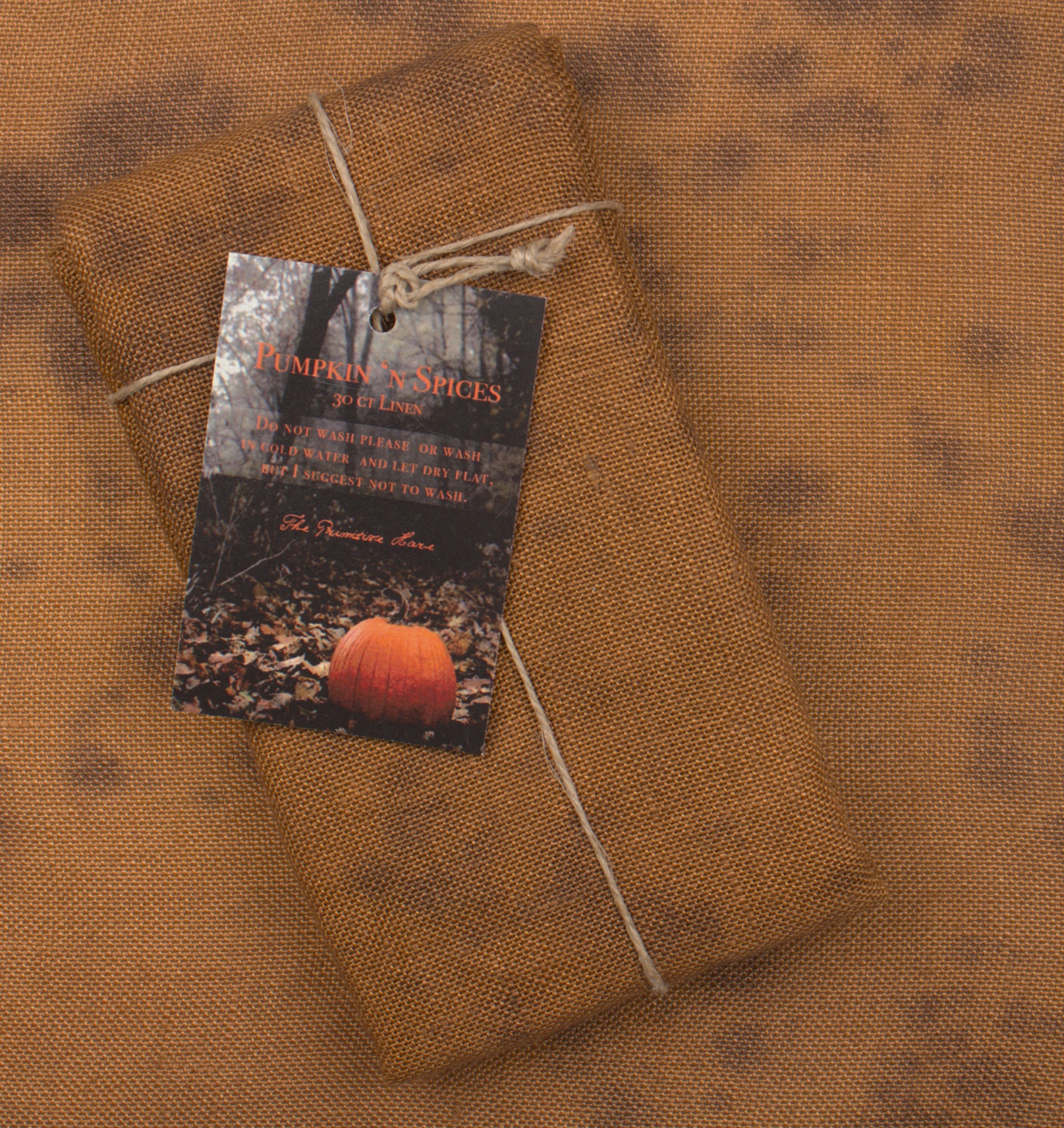 30 Count Pumpkin 'N Spices Linen Big Cut