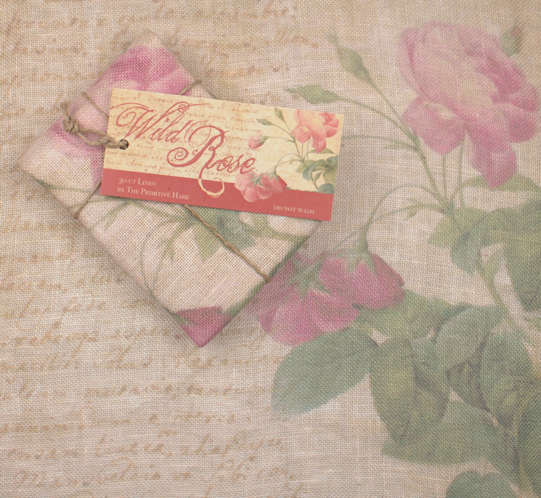 30 Count Wild Rose Linen Standard Cut
